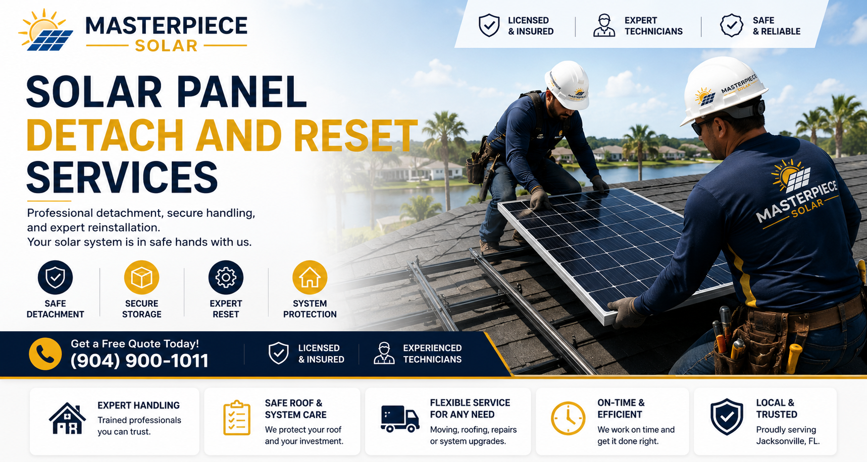 Solar Panel Removal and Reinstall in Florida: When You Need It and How It Works