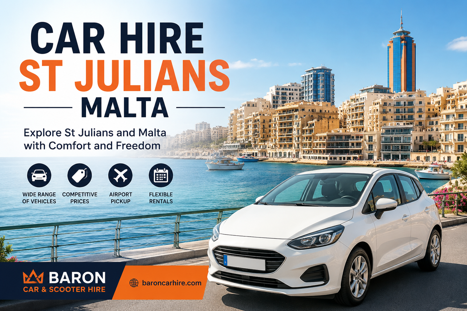 Car Hire in Bugibba, Malta: Your Guide to Exploring the Island at Your Own Pace